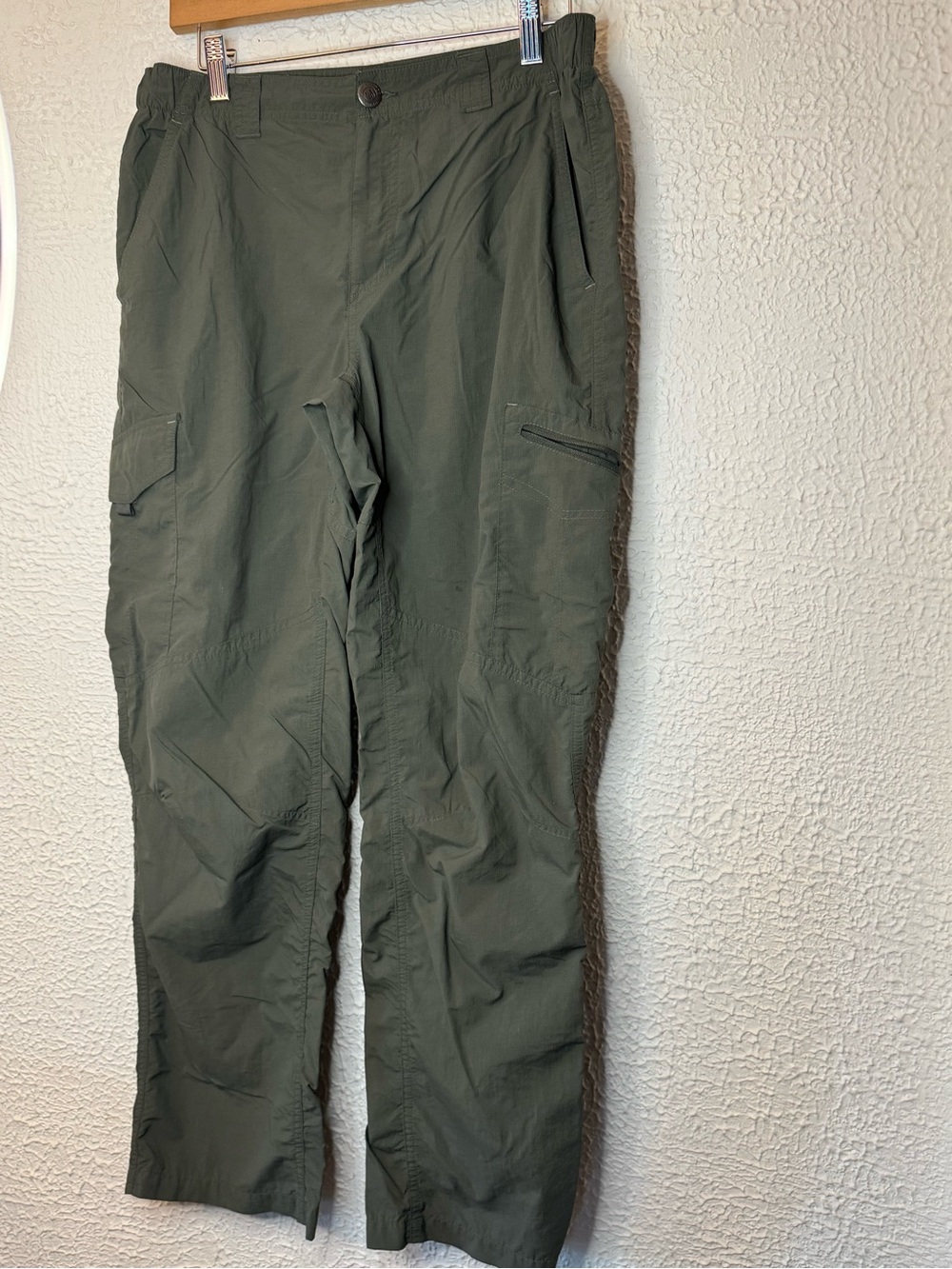 Columbia Olive Green Men's Cargo Pants - Outdoor Utility Trousers